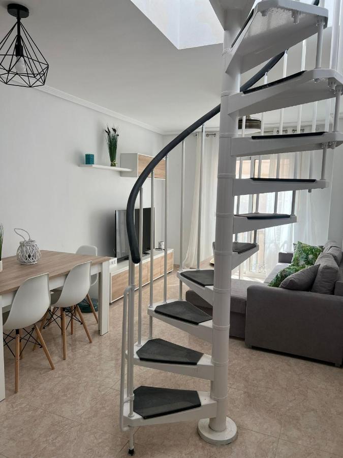 Atico Duplex Con Vista Mar Y Terraza Privada A 200M De La Playa Hasta 6 Personas Apartman Garrucha Kültér fotó